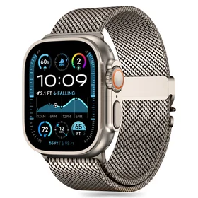 Tech-Protect Milano apyrankė Apple Watch 6 / 7 / 8 / 9 / 10 / SE / Ultra 1 / 2 (44 / 45 / 46 / 49 MM) - titano