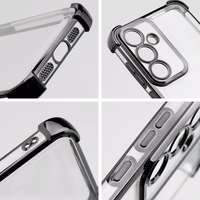 Dėklas ANTISHOCK ELECTRO SAMSUNG S25 Edge juodas