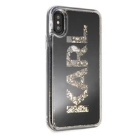 Karl Lagerfeld Karl Logo Glitter iPhone X/Xs dėklas - juodas
