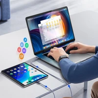 Orico CDX 60W 3A Power Delivery USB-C - USB-C kabelis 1m - mėlynas