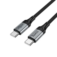 Kabelis USB C į USB C Hoco PD 60W 1,5 m X121 juodas