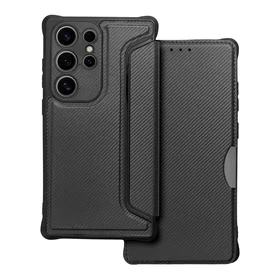 RAZOR knygos tipo dėklas telefonui SAMSUNG S24 Ultra juodas