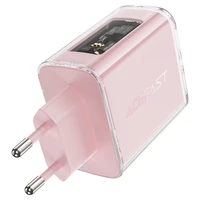 Acefast GaN 65W įkroviklis su 3 jungtimis (1xUSB, 2xUSB C) - žalias (A45)