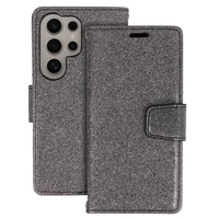 Glitter Magsafe Dėklas telefonui Samsung Galaxy S24 Plus juodas