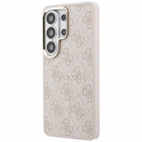 Guess dėklas 4G Embossed Ring MagSafe for Samsung Galaxy S26 Ultra rožinis