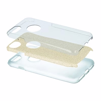 Glitter 3in1 dėklas for Samsung Galaxy A36 5G auksinis