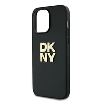DKNY Dėklas telefonui su dirželiu ir logotipu iPhone 14 Pro Max - juodas