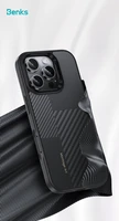 Benks Montage magnetinis Armor Pro Kevlar dėklas su metaliniu rėmeliu 600D+1500D (MF65) iPhone 16 Pro juodas (su kameros valdymo mygtuku)