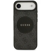 Guess 4G Circle Classic Logo Magnetinis dėklas telefonui iPhone Air - juoda