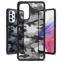 Ringke Fusion Matte TPU dėklas su rėmeliu Samsung Galaxy A73 juodas
