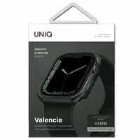 Uniq Valencia dėklas Apple Watch 4/5/6/7/8/SE/SE2 45/44mm - žalias