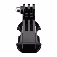 Telesin dvigubas J formos laikiklis sportinėms kameroms