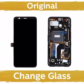 LCD ekranas suderinamas su Google Pixel 4 G020M juodas su rėmeliu (Atnaujintas: Kinija)