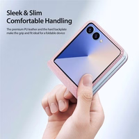 Dėklas Dux Ducis "Bril" Samsung F741 Z Flip6 rožinis