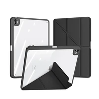 DUX DUCIS dėklas MAGI (m) su pieštuko laikymo vieta skirtas iPad Air 11" (2024/2025)/iPad Air 4/5 10.9" - juodas (m)