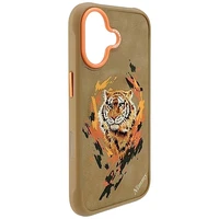 Nimmy Tiger Magnetinis dėklas telefonui iPhone 17 - šviesiai rudas