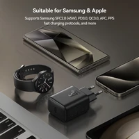 Įkroviklis Joyroom JR-TCG13 45W GaN USB-C juodas