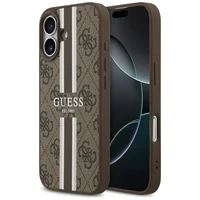 "Guess 4G Printed Stripes MagSafe" dėklas iPhone 17 - rudas