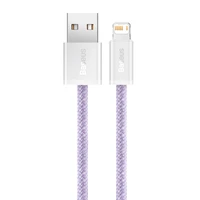 Baseus Dynamic kabelis USB į Lightning, 2.4A, 2m (violetinis)