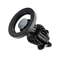 Automobilinis laikiklis (m) BH-16A karboninis magnetinis MagSafe prie oro ventiliacijos (BH16AC-MAVB) juodas (m)