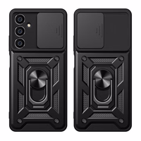 Dėklas telefonui Samsung M54 su fotoaparato dangteliu - juodas