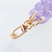 PANAMA LONG telefono dirželis, pakabukas / virvelės ilgis 80 cm (40 cm kilpoje) / ant kaklo – violetinis