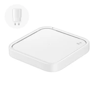 Samsung Wireless Charger Pad EP-P2400TWEGEU 15W indukcinis įkroviklis - baltas + tinklo įkroviklis
