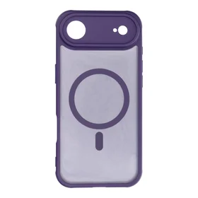 FULL MATTE MAG COVER dėklas telefonui suderinamas su Magnetiniu įkrovimu IPHONE 17 Air violetinė