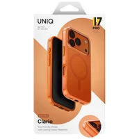 Uniq Clario Magclick Charging Case for iPhone 17 Pro - Orange