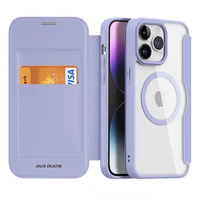 Dėklas Dux Ducis Skin X Pro Apple iPhone 15 Pro violetinis