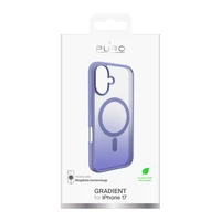 Puro Gradient TPU magnetinis dėklas telefonui iPhone 17 - rožinis