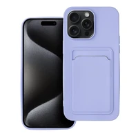 Kortelių dėklas telefonui IPHONE 15 Pro Max violetinis