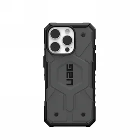 UAG Pathfinder Magnetinis dėklas iPhone 16 Pro - sidabrinis