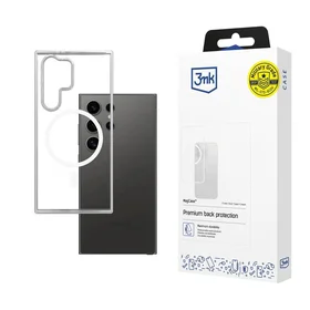 3mk MagCase dėklas su magnetiniu moduliu Samsung Galaxy S24 Ultra - skaidrus