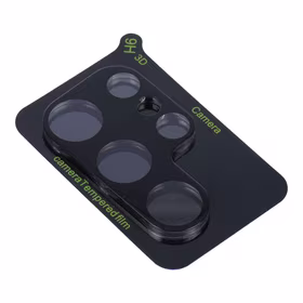 5D pilno klijavimo kameros apsauginis stiklas - Samsung Galaxy S24 Ultra juodas