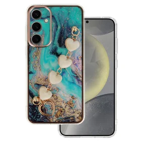 Dėklas telefonui Trend Case skirtas Samsung Galaxy S24 dizaino 6 mėlynas