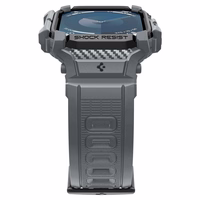 Spigen Rugged Armor dėklas Apple Watch 10 46mm laikrodžiui - pilkas