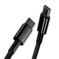Baseus kabelis Tungsten PD USB-C - USB-C 1,0 m juodas