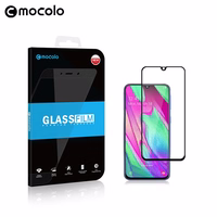 Mocolo 3D 9H Full klijai - Full screen protector Samsung Galaxy A40 (juodas)
