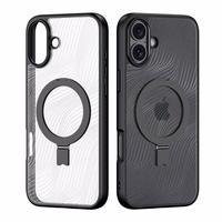 Dėklas Dux Ducis "Aimo Mag Stand" Apple iPhone 16 Plus juodas