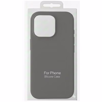 Dėklas "TM MagSafe Silicone" iPhone 16 / Akmens pilkas /