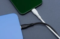 BLUE STAR ECO kabelis 2,4A USB A į Lightning PJ68-24-2.4 1m baltas