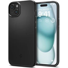 Spigen Thin Fit dėklas telefonui iPhone 15 - juodas