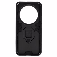 Žiedinis šarvuotas dėklas telefonui Xiaomi 14 Ultra juodas