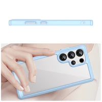 Dėklas telefonui (m) su gelio rėmeliu Samsung Galaxy S25 Ultra - mėlynas (m)