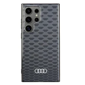 Audi IML Siuvinėjimo raštas Magnetinis dėklas telefonui S24 Ultra S928 juodas/juodas kietas dėklas AU-IMLMS24U-Q5/D3-BK