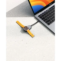 Išorinė baterija VEGER 1200 mAh laikrodžiui, suderinama su Apple Watch Pomme (W0102) juoda