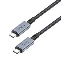 Tech-Protect UltraBoost Max USB-C 4.0 / USB-C 4.0 PD 240W 8K 40Gbps 2m kabelis - pilkas