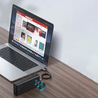 Išorinė baterija Power Bank Baseus Amblight 65W 30000mAh juoda PPLG000101