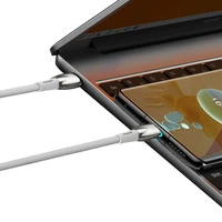 Baseus CADH000802 USB-C - USB-C PD kabelis 100W 5A 480Mb/s 2m baltas